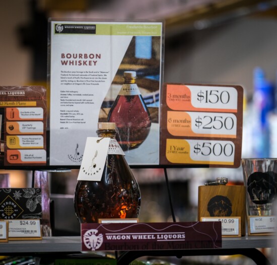 Every month, Wagon Wheel features a new bourbon, club members receive exclusive access and tasting opportunities.