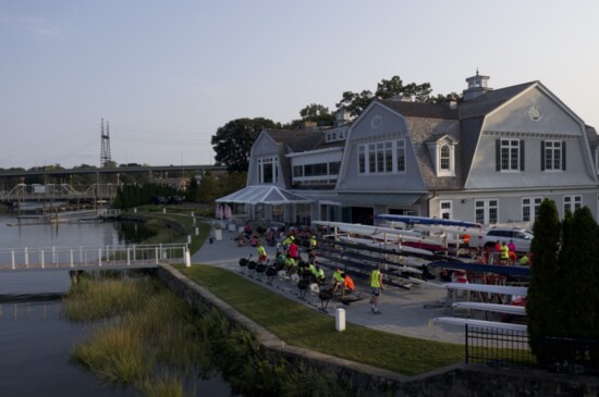 Saugatuck Rowing Club on Saugatuck River