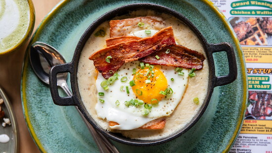 Dandelion Cafe, Biscuits and Gravy. Photo by Becca Wright