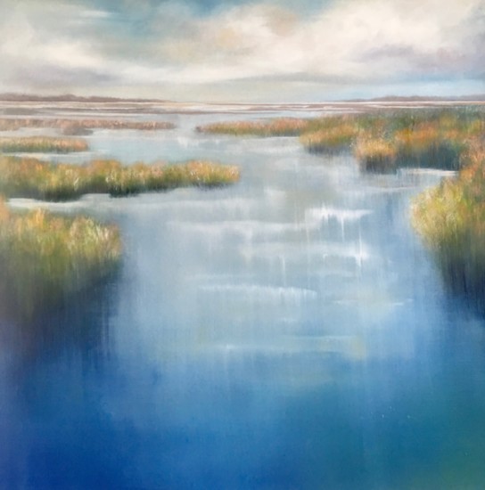 Meandering Tide, 36"x36"