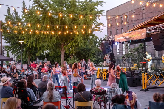 Summer nights at Heritage Square in Downtown Walla Walla