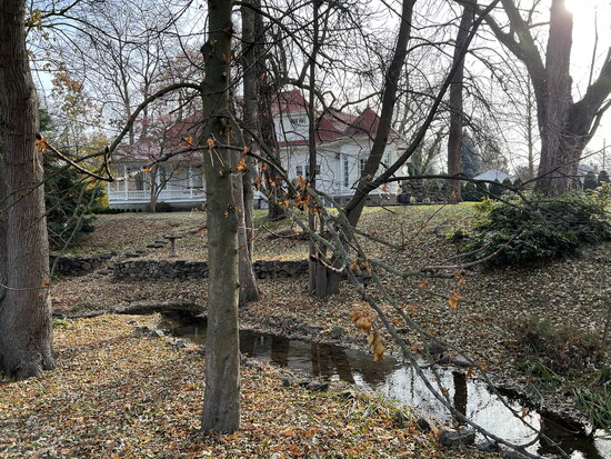 Creek through neighborhood Irrigation ditches still wind through Walla Walla neighborhoods, quiet reminders of the water systems that helped shape the valley.