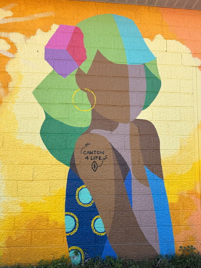 Mural by Kwesi Agyare  321 Cherry Ave NE