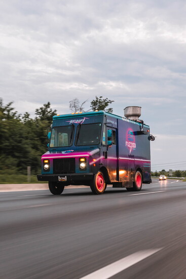 The Fuzzies Burgers truck. Photo courtesy of Fuzzies Burgers.