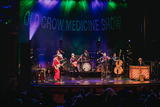 The Grammy-award winning group, Old Crow Medicine Show, plays a show at The Music Hall 