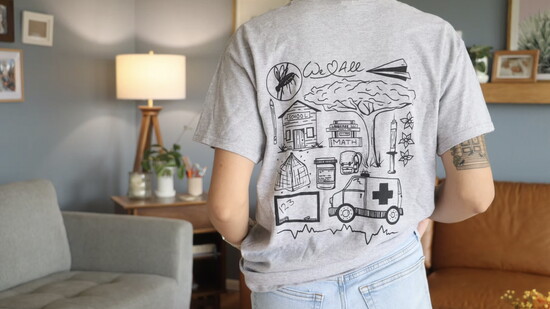 All Heart Club member t-shirt