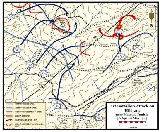 Murdock Hill 523 Map (courtesy of U.S. Army)
