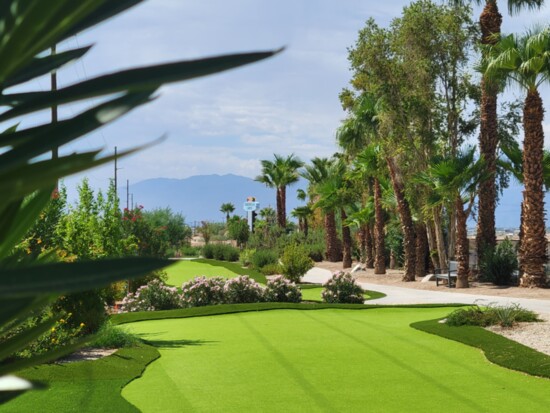 Putting Green at Coachella Lakes RV Resort