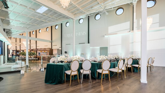 Inside Urban Palms' open, airy design featuring vaulted ceilings and porthole windows.