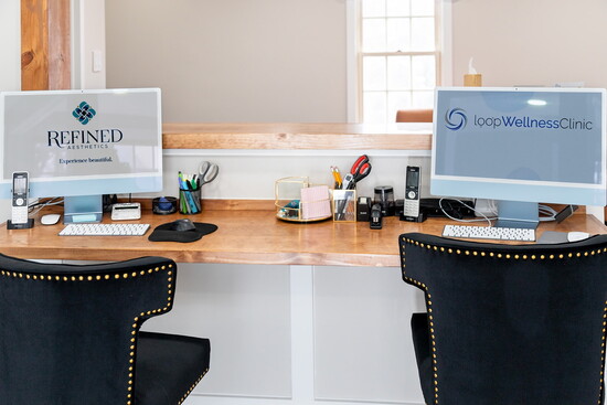 Refined Aesthetics and Loop Wellness are collaborative and offer clients complementary services. 