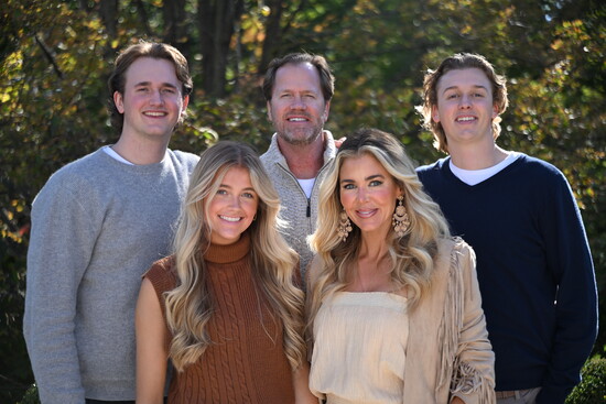 Lauren Pronger with family and Chris Pronger, Hockey Hall of Fame 100 Greatest Players