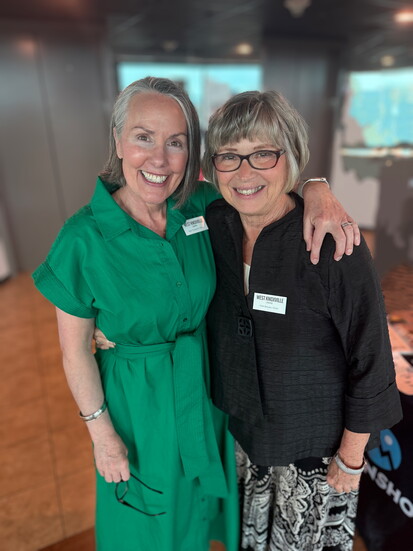 Amy Campbell and WKL contributor Patricia Storm Broyles