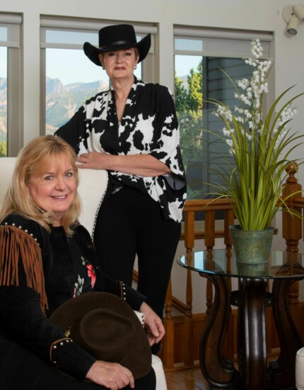Paula Christie, property manager, and Mary Ronnow, owner of The Starry Nites Ranch