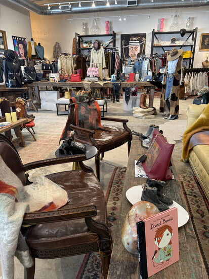 "We blend our vendors and our inventory with the visual appeal of the art," says Frietsch. 
