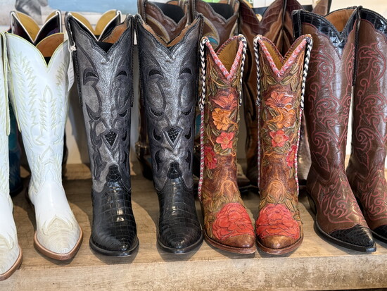 Every stitch speaks volumes in the storied boot room.