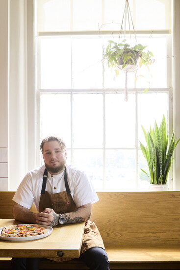 Chef Zach Hinman of The Whelk and Massi Co. Photo by Andrea Carson.