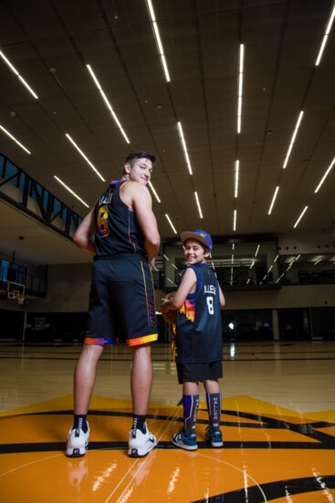 Grayson Allen and Zaza (James Patrick Photography)