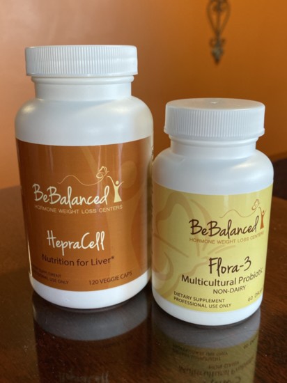 HepraCell supports the liver to promote more efficient weight loss and Flora-3 a probiotic that helps restore the balance of bacteria in the gut