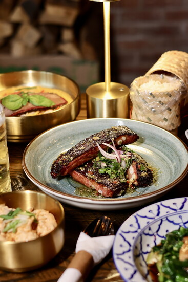 The Thai Yum ribs at Charm Taphouse & BBQ. 