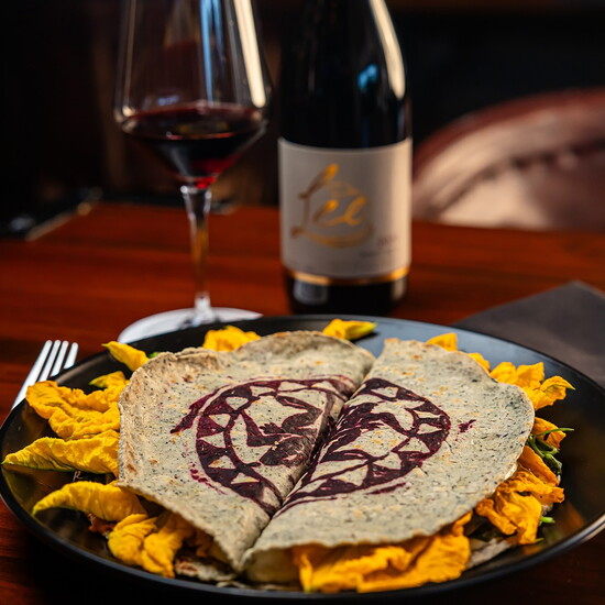 Fresh squash blossoms are one of the seasonal ingredients that shape the menu at Xalisko.