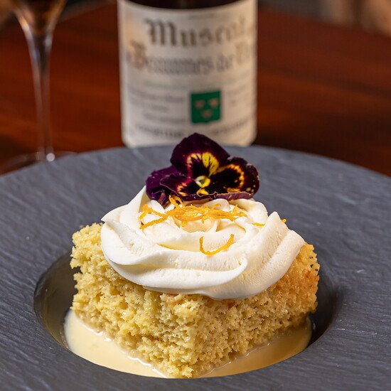 Xalisko's tres leches de rompope is made with Mexican eggnog. 