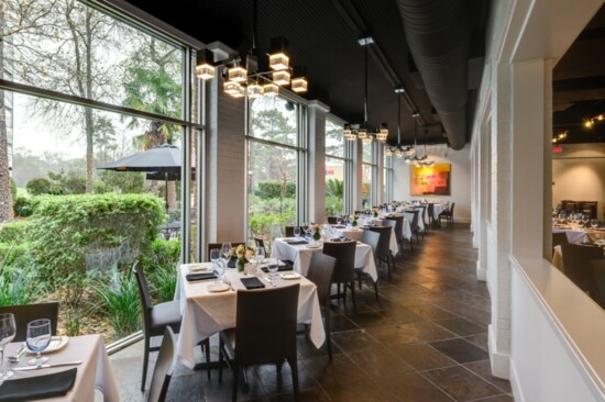 The atrium at Amerigo's Grille