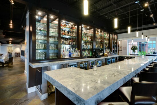 The downstairs bar area at Amerigo's