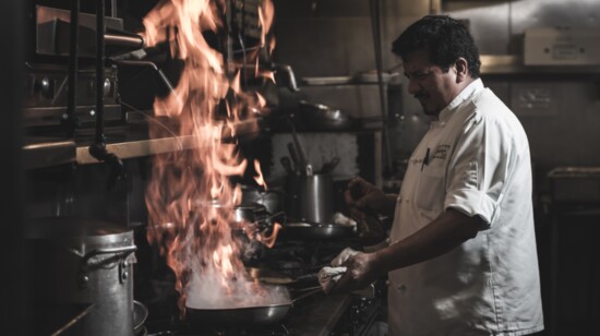 Chef Arturo Osorio is the driving creative force behind the Amerigo's menu and has been with the restaurant since it opened in 1994.