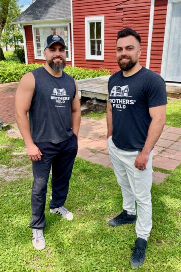 Jesse and Aaron Desoto, owners of Brothers Field in Long Grove.