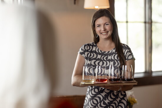 Melissa Whatley serves guests inspired by her southern roots