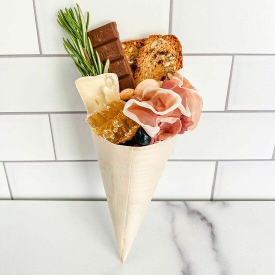 Charcuterie and Cheese Cone 
