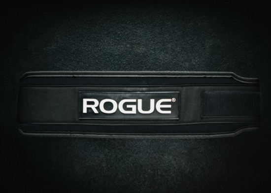Rogue 4"nylon weightlifting belt; $20; RogueFitness.com
