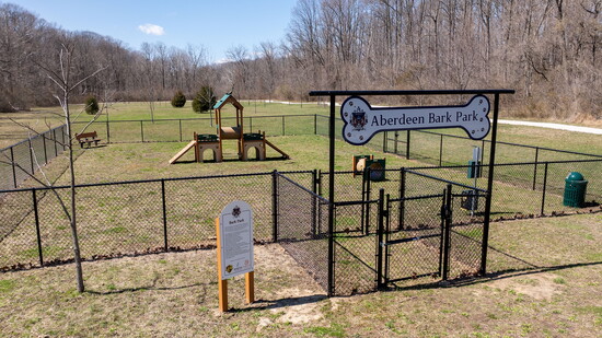 Aberdeen's new Dog Bark Park is dedicated to canines. 