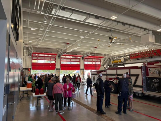 The community was invited out to tour the new station