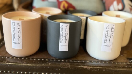The Stash Signature scented candles by Blended Candle Co.