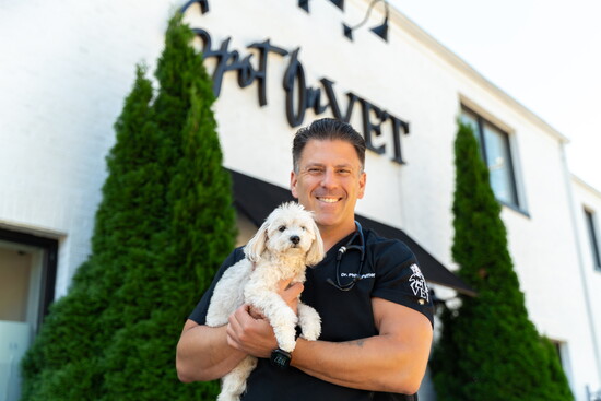 Dr. Putter and Peanut. Photo by TK.