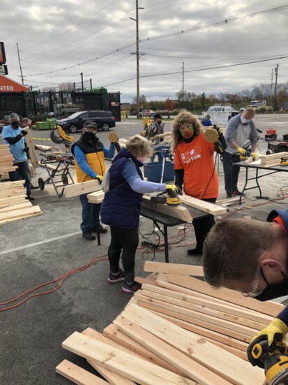 Building beds for kids in our county with Sleep in Heavenly Peace. 