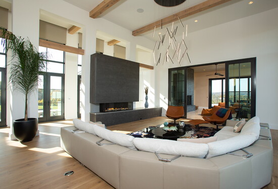 Twin Maple Family Room Fireplace