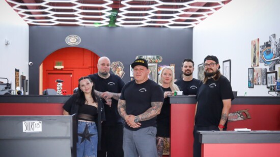 The artists at Conspiracy Ink Tattoo