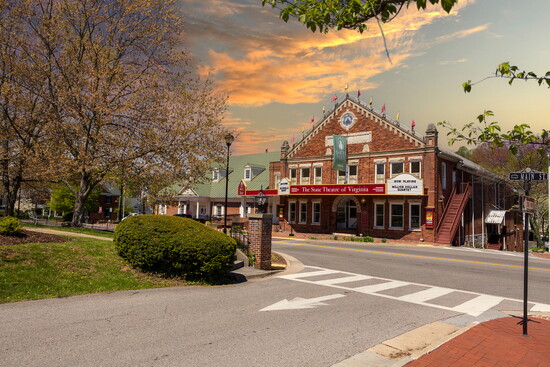 Exterior of the Barter Theatre. Photo Credit: Rick Hamm