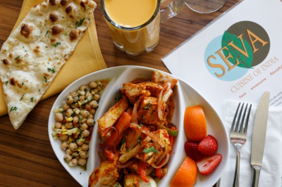 Miranda Barchers loves the rich flavors of Seva Indian Cuisine. 