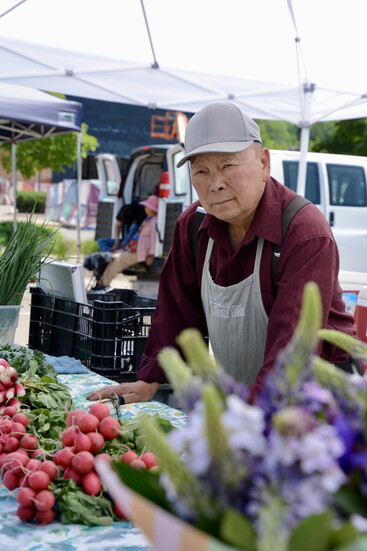Moua Family Farm at the Hilldale Market.