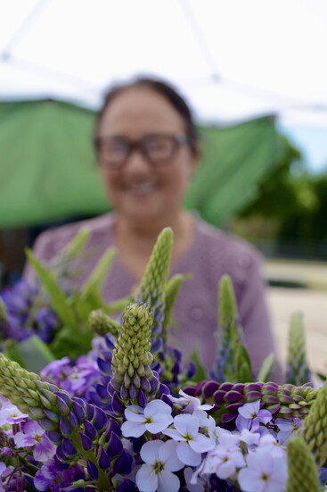 Moua Family Farm at the Hilldale Market.