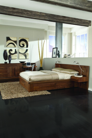 Modluxe Bedroom Storage Walnut