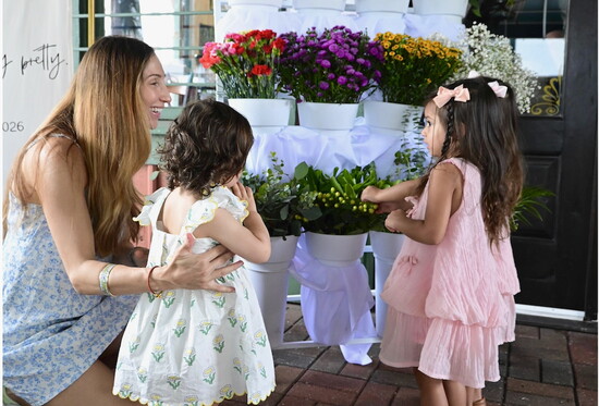 A "Mommy & Me" floral experience creates lasting memories at Comet Creation Flower Bar.