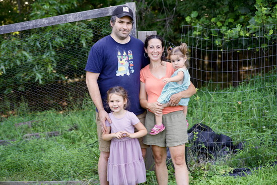 Matt, Amanda, Olive, and Penny Terillo. Photo Credit: Malaika Karriem