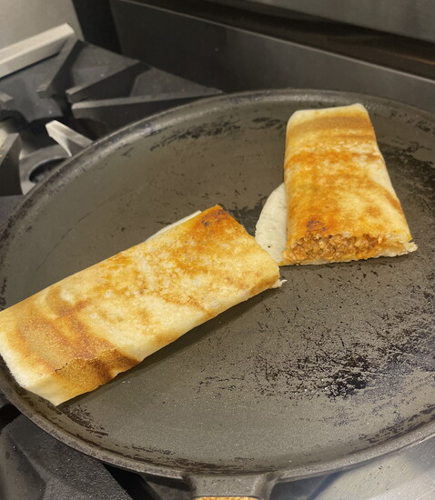 Dosas at Mint Kitchen. Photo Credit: Minhaj Akthar