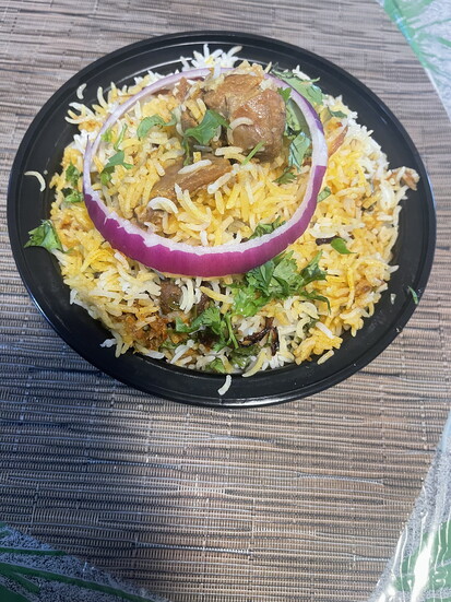 Mutton biryani. Photo Credit: Minhaj Akthar.