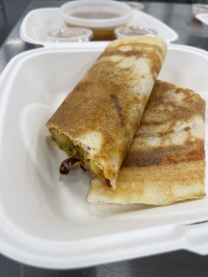 Dosas at Mint Kitchen. Photo Credit: Minhaj Akthar
