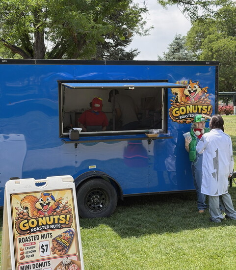 Go Nuts Truck: Go Nuts brings freshly roasted nuts to Lincoln Park in Downtown Greeley—the perfect savory snack to grab and enjoy on the go!